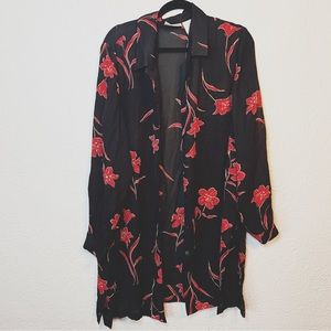 VINTAGE | Floral Button Down Cardigan Top